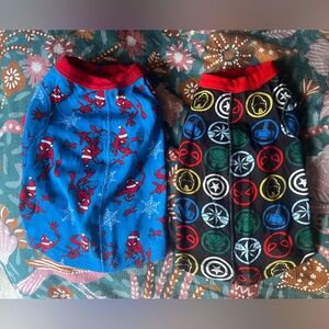 Hanna Andersson dog pj’s size M spiderman marvel